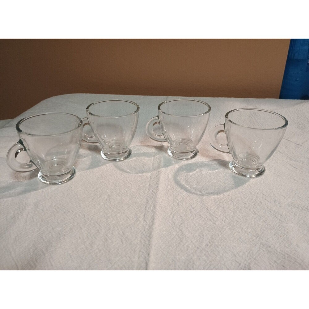 4pc 3.2 Ounce Espresso Shot Glasses Clear